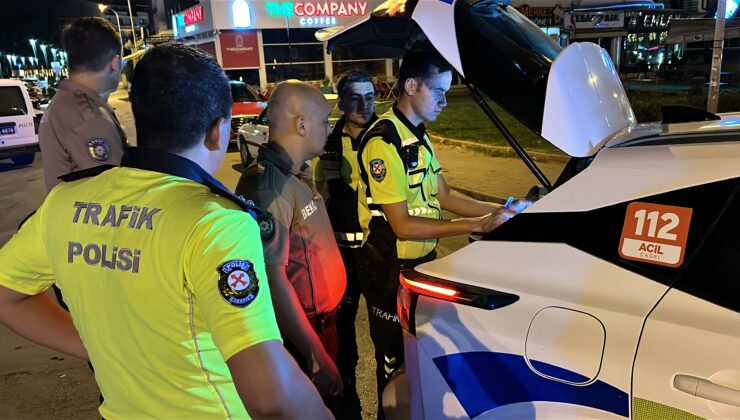 Alkollü sürücü polisten kaçamadı! 23 bin lira ceza yedi