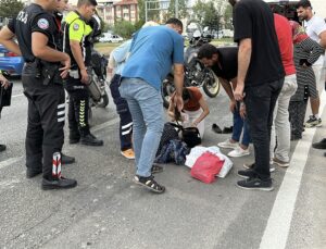 Üst geçidi kullanmayan yaya canından oluyordu