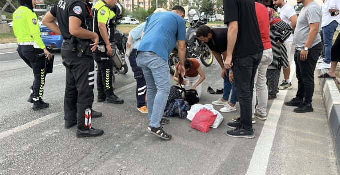 Üst geçidi kullanmayan yaya canından oluyordu