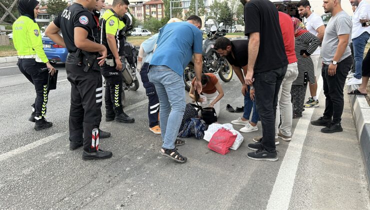 Üst geçidi kullanmayan yaya canından oluyordu