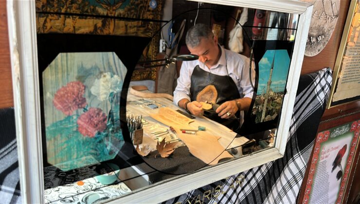 Aldığı çakının kılıfını beğenmedi, şimdi onlarca kursiyere dericilik öğretiyor