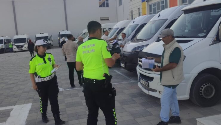 Okul servisi denetimleri aralıksız sürdürülüyor