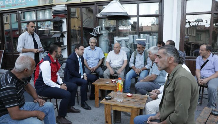 Vali Musa Işın esnaf ve vatandaşlarla bir araya geldi