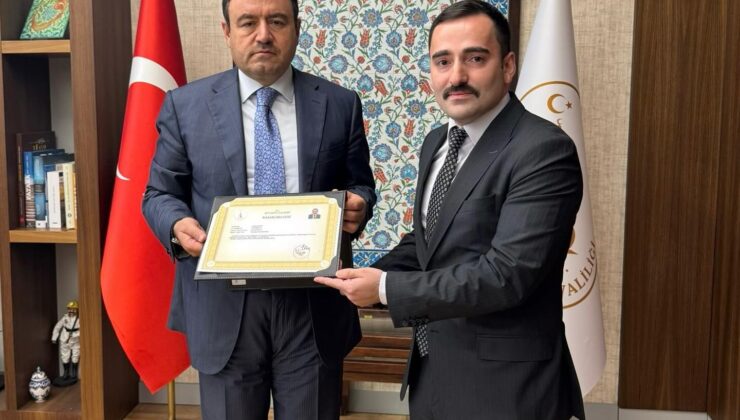 Vali Musa Işın, Kaymakam Bağcı’yı makamında ağırladı