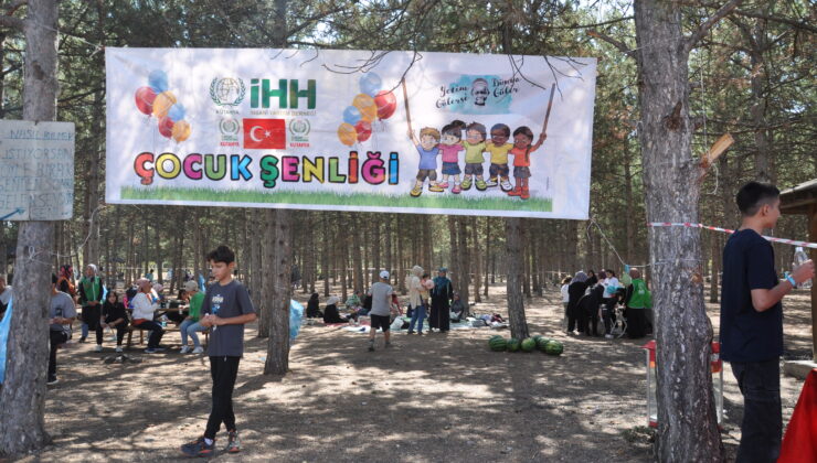 Yetim çocuklar için piknik etkinliği düzenlendi
