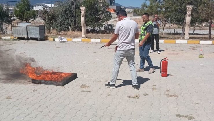 Emet MYO’da yangın tatbikatı yapıldı