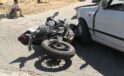 Otomobil ile motosiklet çarpıştı: 1 yaralı