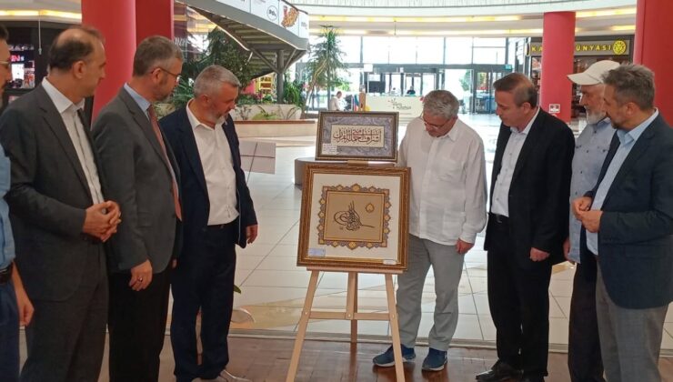 “Bizim Çizgimiz” Hüsn-i Hat Sergisi ziyaretçilere açıldı