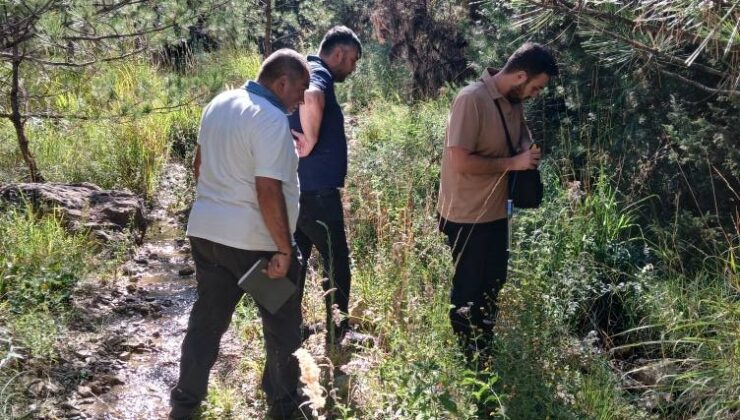 Gökler Beldesinde sıcak su arama çalışmaları başladı