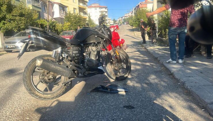 İki motosiklet çarpıştı: 2 yaralı