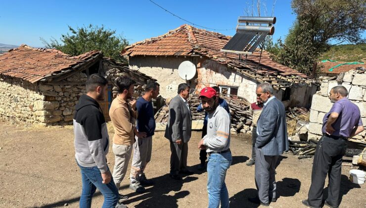 İl Genel Meclisi evi yanan köy muhtarını ziyaret etti