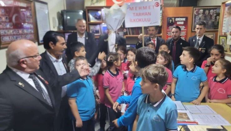 Miniklerden Cevizdere Şehitleri ve Gazileri Derneği’ne ziyaret