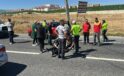 Çevreyolunda korkutan kaza! Motosiklet sürücüsü yaralandı
