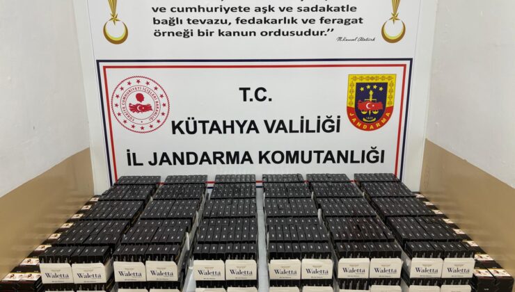 Jandarma ekipleri, 79 bin 940 adet makaron ele geçirildi