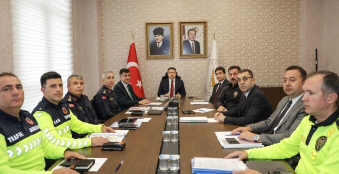 VKS toplantısında trafik güvenliği ele alındı