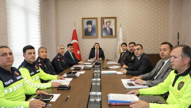 VKS toplantısında trafik güvenliği ele alındı