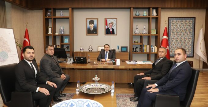 Vali Musa Işın, Asayiş Şube Müdürlüğü ekibini kabul etti