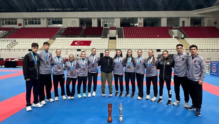 Tavşanlılı sporcular Elazığ’da 13 madalya 2 kupa ile döndü