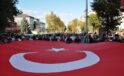 Yüzlerce vatandaş Gazze için ayakta