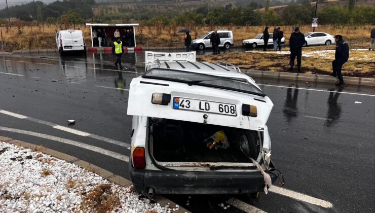 Para nakil aracı ile otomobil çarpıştı: 1 ölü, 3 yaralı