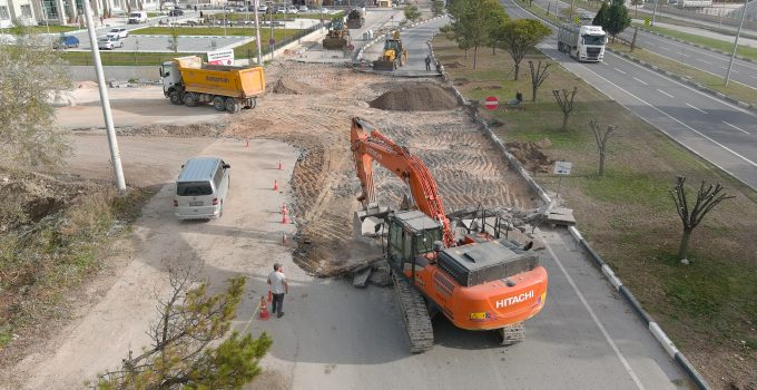 Adliye Kavşağı çalışmaları başladı