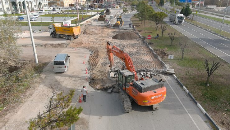 Adliye Kavşağı çalışmaları başladı