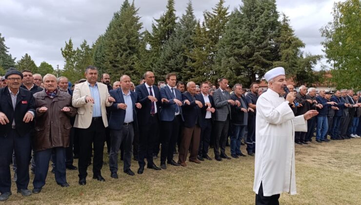 Duanın ardından yağan yağmur büyük sevinç yaşattı