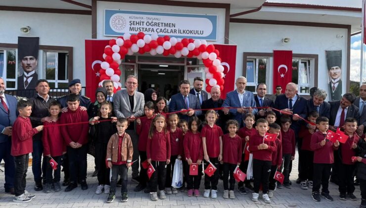Yapımı tamamlanan ilkokul törenle hizmete açıldı