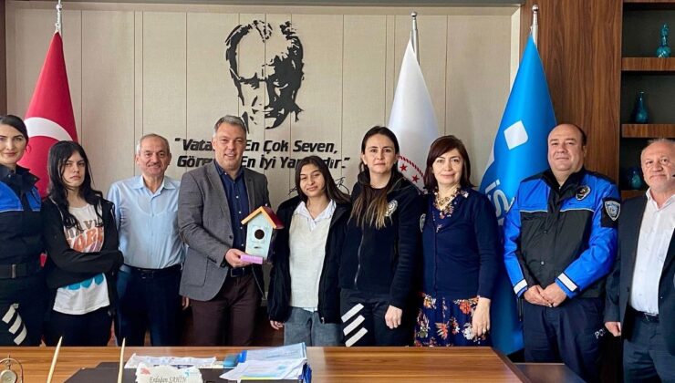 Özel bireylerin hazırladığı kuş evleri İŞKUR’a teslim edildi