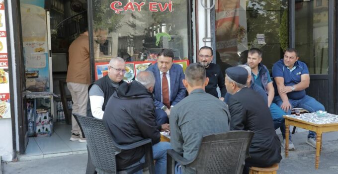 Vali Işın, esnaf ve vatandaşlarla bir araya geldi