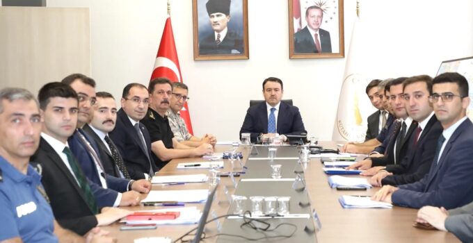 İl genelindeki asayiş çalışmaları ele alındı