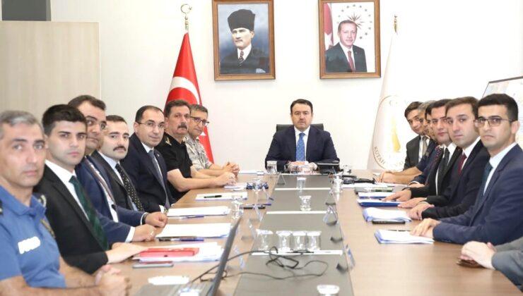 İl genelindeki asayiş çalışmaları ele alındı