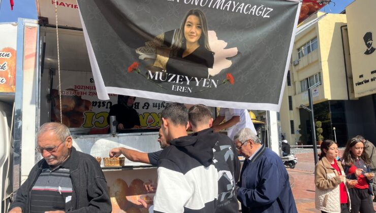 Vefat eden belediye personeli için lokma dağıtıldı