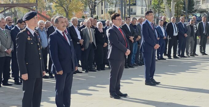 Muhtarlar günü dolayısıyla tören düzenlendi