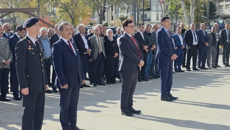 Muhtarlar günü dolayısıyla tören düzenlendi