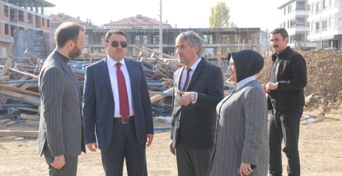 Eğitim yatırımları yerinde incelendi