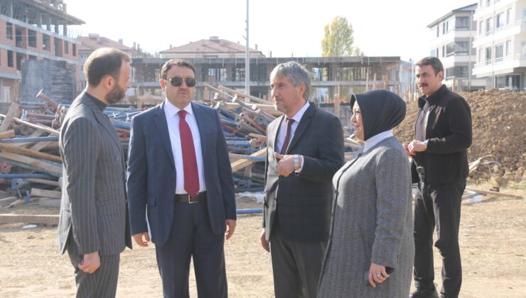 Eğitim yatırımları yerinde incelendi