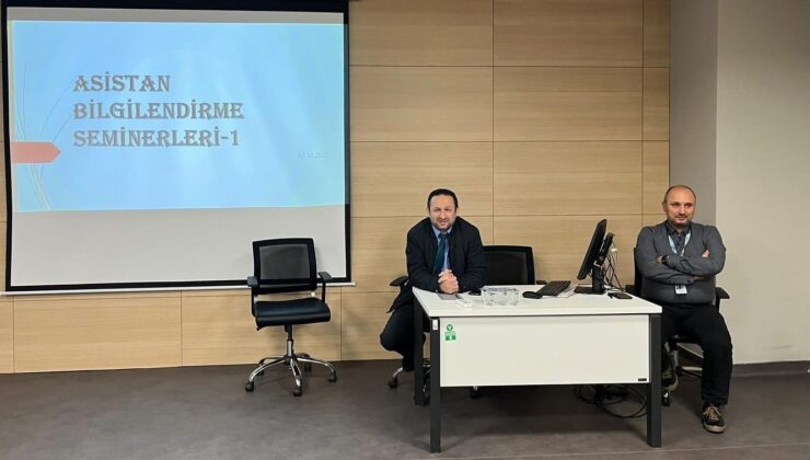 Asistan hekimlere hastane işleyişi ve sağlık mevzuatı anlatıldı