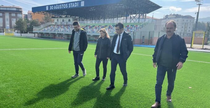 Spor sahalarında yenileme çalışmaları tamamlandı