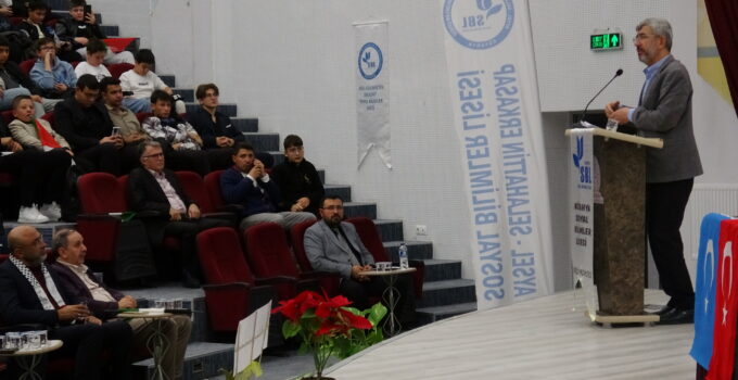 Prof. Dr. Güler, öğrencilere Filistin direnişinin tarihini anlattı