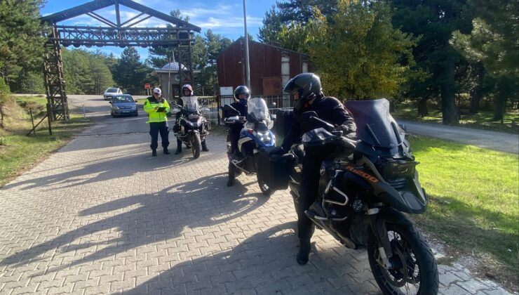 Motosiklet ve motorlu bisiklet denetimi yapıldı