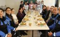 Polis ekipleri genç kursiyerlerle bir araya geldi