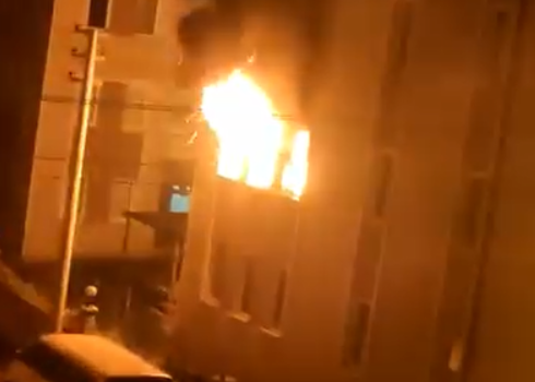 Prizde başlayan yangın evi sardı!