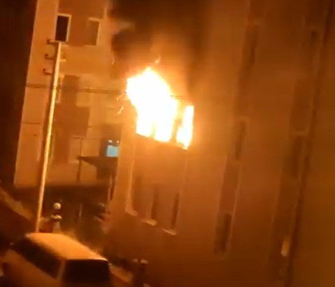 Prizde başlayan yangın evi sardı!