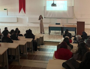 Hisarcık MYO’da kadına yönelik şiddetle mücadele eğitimi