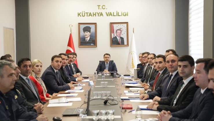 Güvenlik ve asayiş çalışmaları masaya yatırıldı