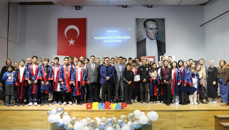 Deneyap Teknoloji Atölyesi’nde mezuniyet heyecanı