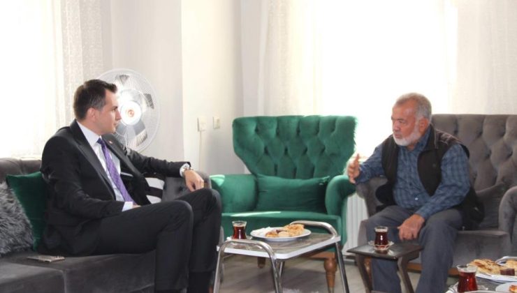 Kaymakam Atam’dan Kıbrıs Gazisi Şener’e ziyaret