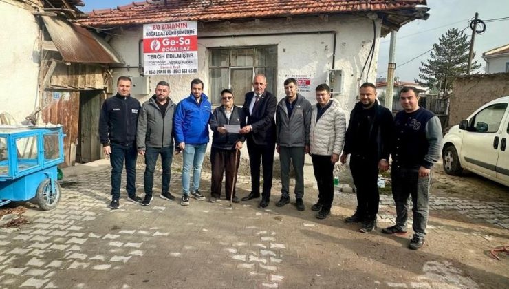 Aslanapalılar doğalgaza kavuştu