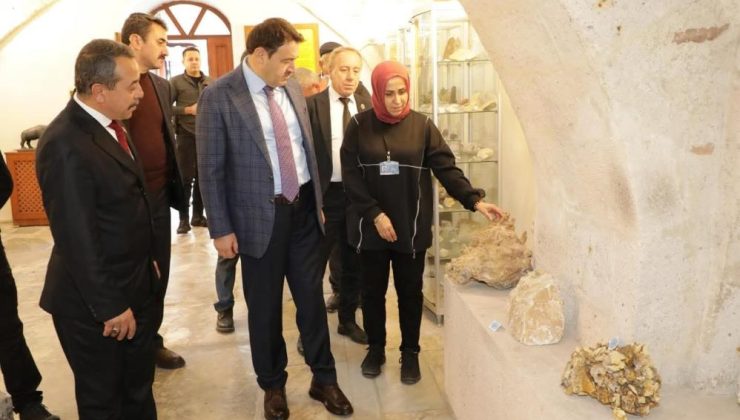 Vali Işın’dan Jeoloji Müzesine ziyaret